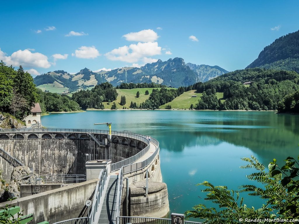 Lac de Montsalvens après les Gorges de la Jogne