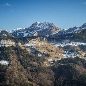 Vue depuis la Montagne d'Himentaz