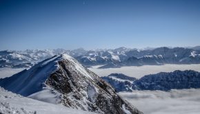 Vue depuis le sommet de la station de Pizol