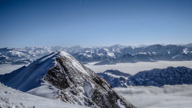 Vue depuis le sommet de la station de Pizol