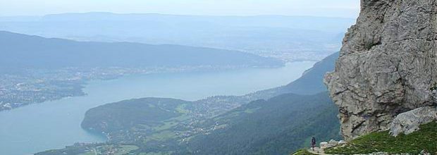 Lac depuis le sentier de la Tournette