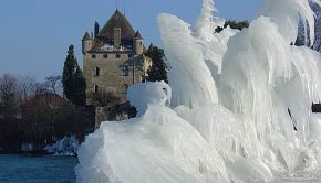 Yvoire sous la glace