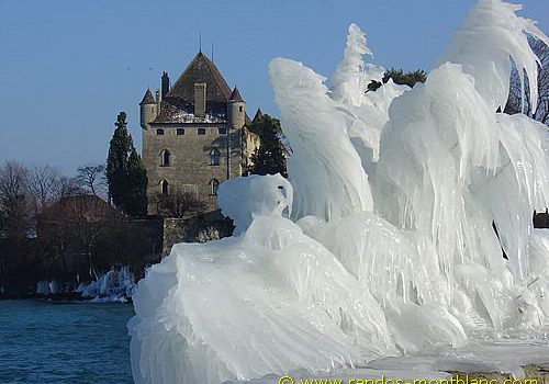 Yvoire sous la glace